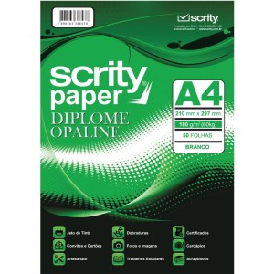 Papel A4 Diplomata Of Branco 180g.-089433-44742