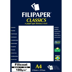 Papel A4 Filicoat Classics Branco 180g.-085035-47126