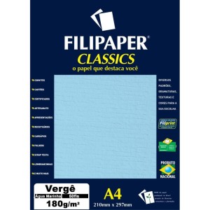 Papel A4 Verge Agua Marine 180g.-026770-79808