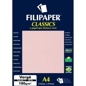 Papel A4 Verge Salmao 180g.-005834-62703