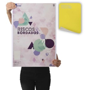 Papel Carbono Para Costura Riscos E Bordados Amarelo-077174-56445