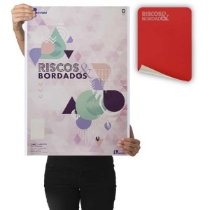 Papel Carbono Para Costura Riscos E Bordados Vermelho-077178-64447