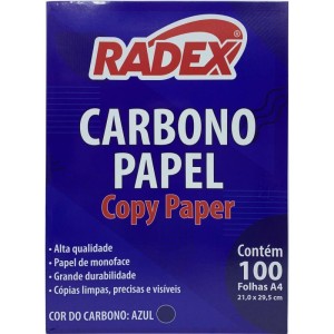 Papel Carbono Para Lapis A4 Papel Azul-046745-27343