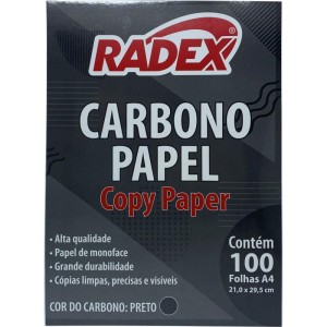 Papel Carbono Para Lapis A4 Papel Preto-089302-44648