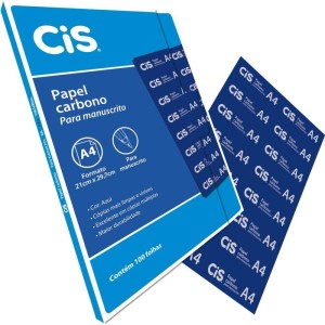 Papel Carbono Para Lapis Cis Azul A-4 Papel-021761-24448