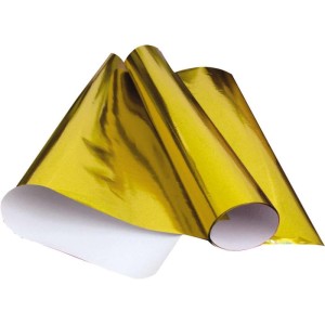 Papel Cartolina Laminado 48x60cm. Amarelo-021271-49964