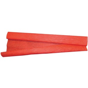 Papel Crepom Super Crepe 48cmx2,50m Liso Vermelho-048491-54448