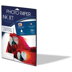 Papel Fotografico Inkjet A3 Glossy 180g 297x420mm-071875-21916