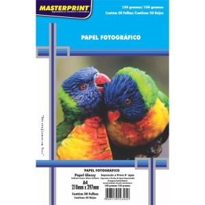 Papel Fotografico Inkjet A4 Glossy 150g-057090-72085