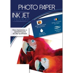 Papel Fotografico Inkjet A4 Glossy Premium 180g-062666-18402