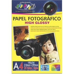 Papel Fotografico Inkjet A4 High 180g-192042-97733