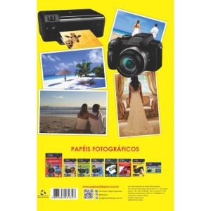 Papel Fotografico Inkjet A4 High Glossy 180g-062133-27370