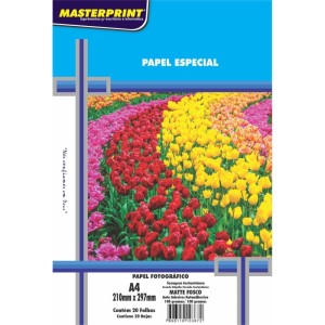 Papel Fotografico Inkjet A4 Matte Adesivo 108g-062878-28939