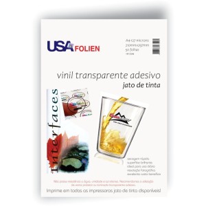 Papel Fotografico Inkjet A4 Vinil Adesivo Transparente-105907-41907