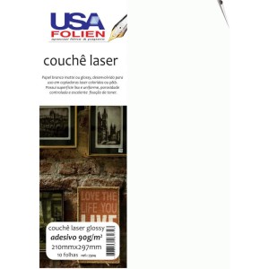 Papel Fotografico Laser A4 Glossy Couche Adesivo 90g-056203-41210