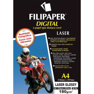 Papel Fotografico Laser A4 Glossy Profissional 180g-011387-20517