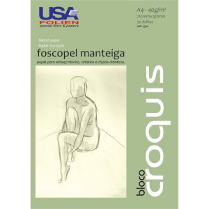 Papel Manteiga 40g Croquis A4-096620-51418