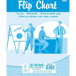 Papel Para Flip-chart Microserrilhado 63x80 63g.50fl-107732-45951