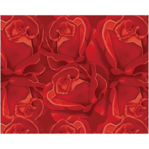 Papel Presente Bobina Couche 60cm.mod.316 Rosa Vermelho-082134-30809