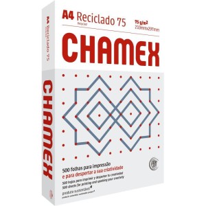 Papel Sulfite A4 Reciclado Chamex Eco 75g 10 Pctx500 Fls-097688-34347