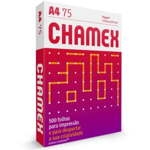 Papel Sulfite A4 Chamex 75g 10 Pctx500 Fls-080000-32943