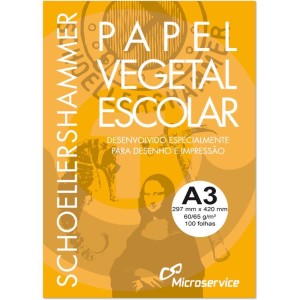 Papel Vegetal A3 60/65g 297x420mm-106866-20674