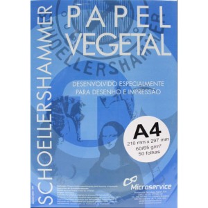 Papel Vegetal A4 60/65g 210x297mm-106865-64385