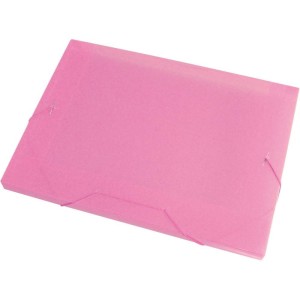 Pasta Aba Elastica Plastica Oficio 20mm Rosa-047632-18307