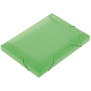 Pasta Aba Elastica Plastica Oficio 30mm Verde Soft-004331-22955