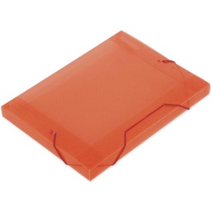 Pasta Aba Elastica Plastica Oficio 30mm Vermelho Soft-019195-41596