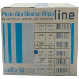 Pasta Aba Elastica Plastica Oficio Fume Delloline-046333-67229