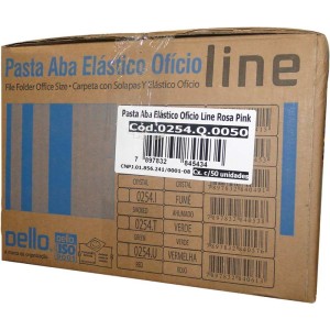 Pasta Aba Elastica Plastica Oficio Pink Delloline-052180-99963