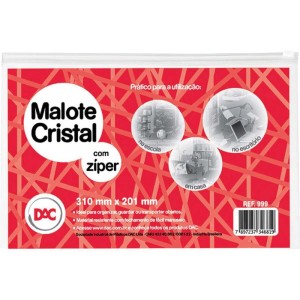 Pasta Malote Cristal C/ziper 310x201mm-042025-12452