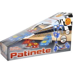 Patinete Azul C/luz,som E Cesta-083970-55690