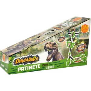 Patinete Dinossauro C/som/luz E Cesta-083972-78964