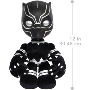 Pelucia Com Mecanismo Marvel Pantera Negra Luz E Som-099371-96649