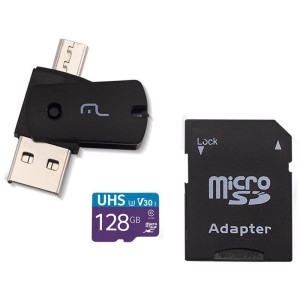 Pen Drive Usb Kit 3 Em 1 128g Micro Sd/adapt-192006-23900