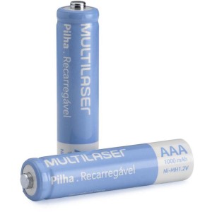 Pilha Recarregavel Palito Aaa 1000mah C/02-093917-58649
