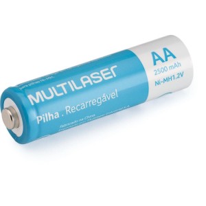 Pilha Recarregavel Pequena Aa 2500mah C/04-094275-36506