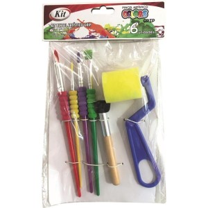 Pincel Artesanal Kit Pincel Artistico Grip C/6p-105778-39553