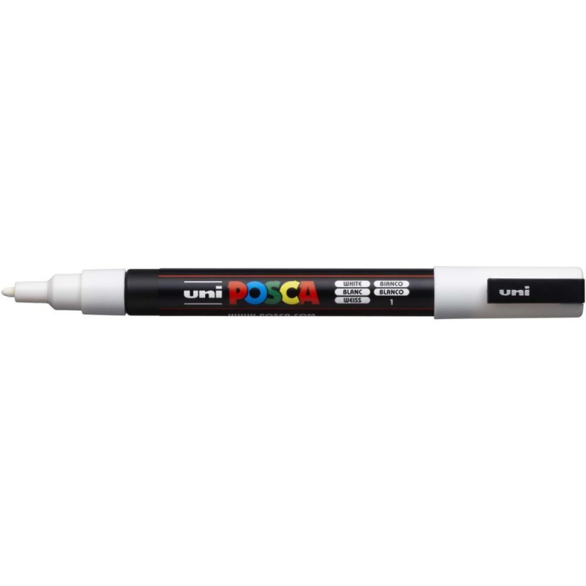 Pincel Marcador Artesanato Posca Pc-3m Fine Line Branco-101906-21150