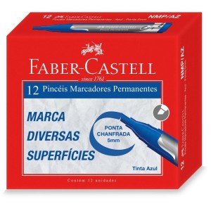 Pincel Marcador Permanente Azul