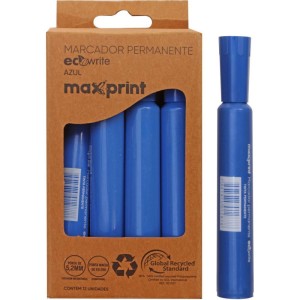 Pincel Marcador Permanente Ecowrite P. Chanfrada 4,5mm Az-106408-53176