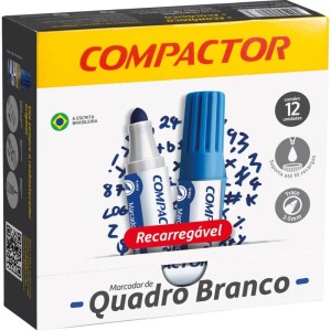 Pincel Quadro Branco Qb Recarregavel Azul-040198-46994