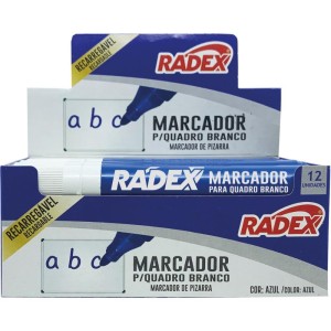 Pincel Quadro Branco Recarregavel Azul-061060-35418