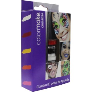 Pintura Facial Cremosa 3 Cores Mod.1-034990-83700