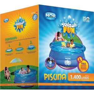 Piscina 1400l Redonda Splash Fun-048541-84673