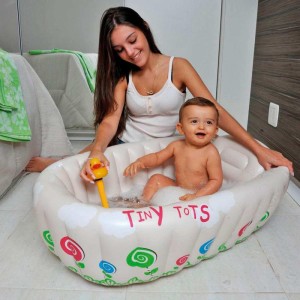 Piscina 52l Retangular Banheira Bebe-058824-36047