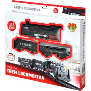 Pista Trem Locomotiva C/luz/som-091388-42065