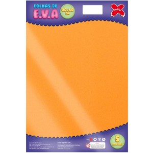 Placa Em Eva 60x40cm Neon Laranja 1,6mm-025366-18052